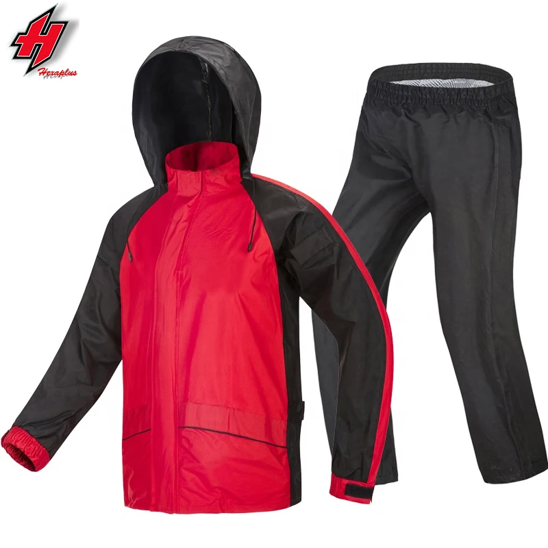 Waterproof Outerwear Motocross Racing Jacket Pants Set Fashionable Motorcycle Rain Suits Rain Gear for Men RAINWEAR Raincoats