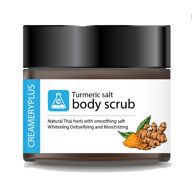 
Осветляющий скраб для тела с куркумной солью 