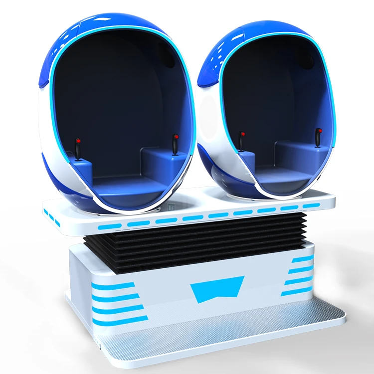  Зарабатывайте деньги привлекательный дизайн JAS двойные сиденья 9D VR кино виртуальная реальность капсула игровой симулятор тематический парк 360 градусов кресло в форме