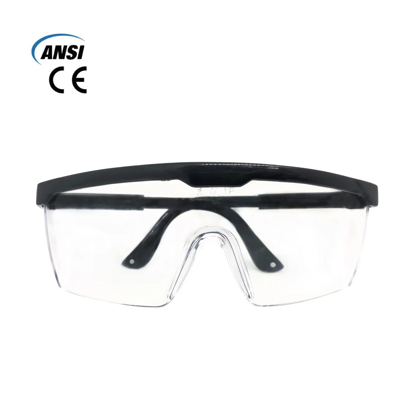 
Anti virus safety glasses transparent lenses with adjustable temples droplet protection 