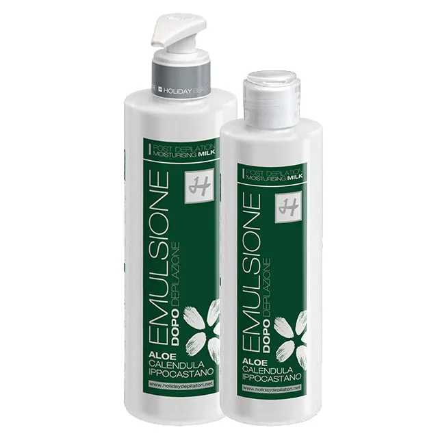 Молочко для тела с алоэ календулой и конского каштана для после удаления волос Trattament Anti-красноватое молочко лосьон для тела Сделано в Италии