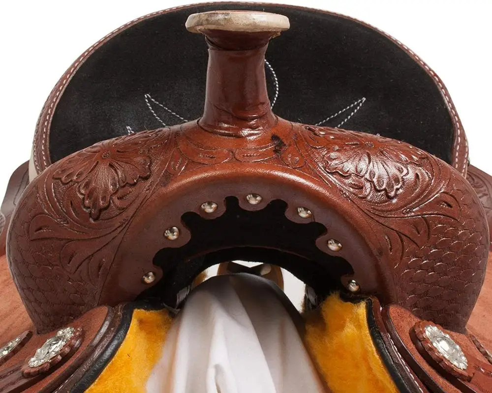  Коричневое седло для лошади Western Trail