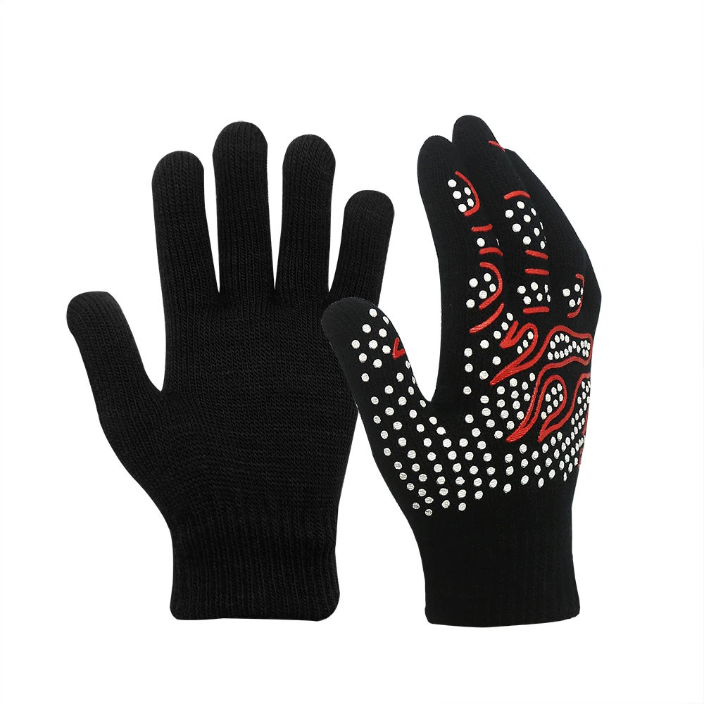 Winter Magic Gloves Women Men Kids Warm Stretch Dotted Knitted Mittens Wholesale Acrylic Gloves For Men