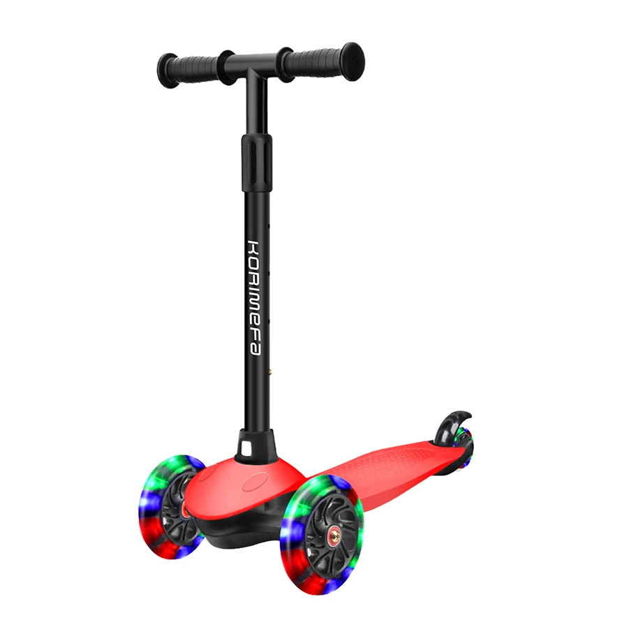 EU Europa Europe US Popular Sales Flash Wheel Children Mini Kids Scooters Wholesale