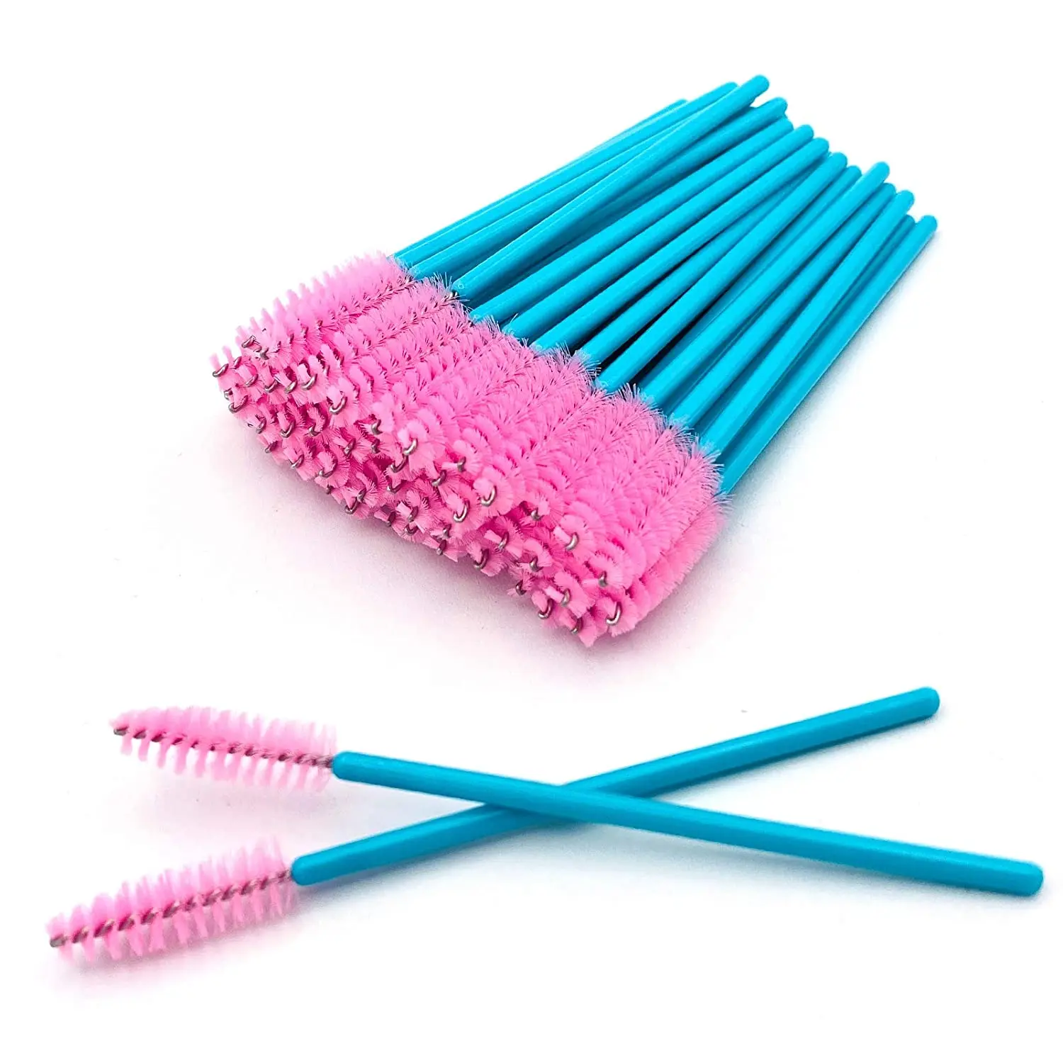 Factory Promotion 50 Pcs/Bag Lash Cleansing Brush, Salon Lash Cleanser Brush, Wholesale Disposable Mascara Wand Eyelash Brush