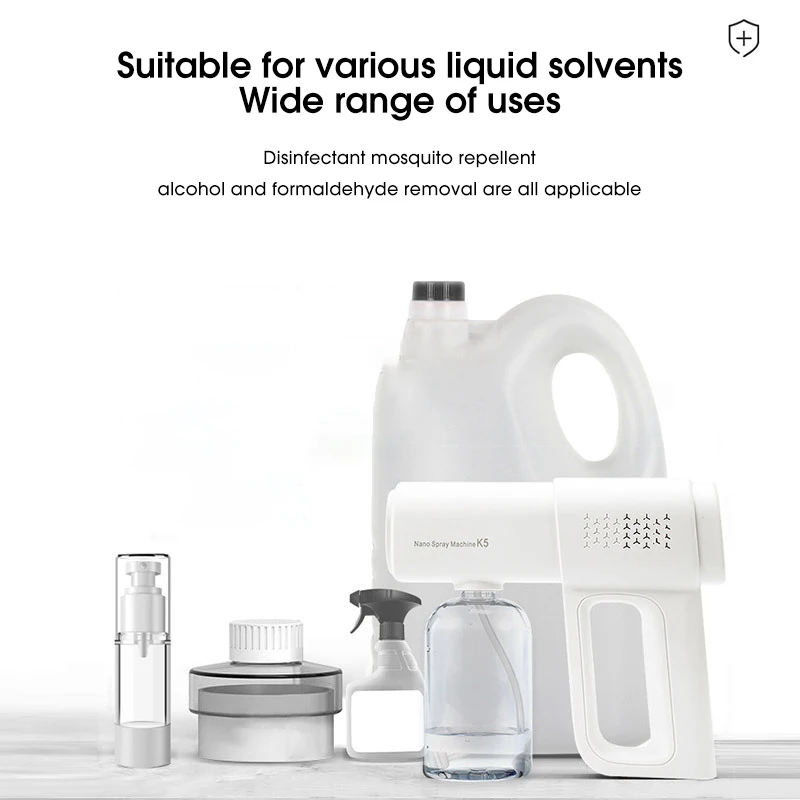 Hot selling Rechargeable Portable Multifunctional Wireless Sprayer Portable Mini Disinfection Atomizer Nano Sterilization Spray