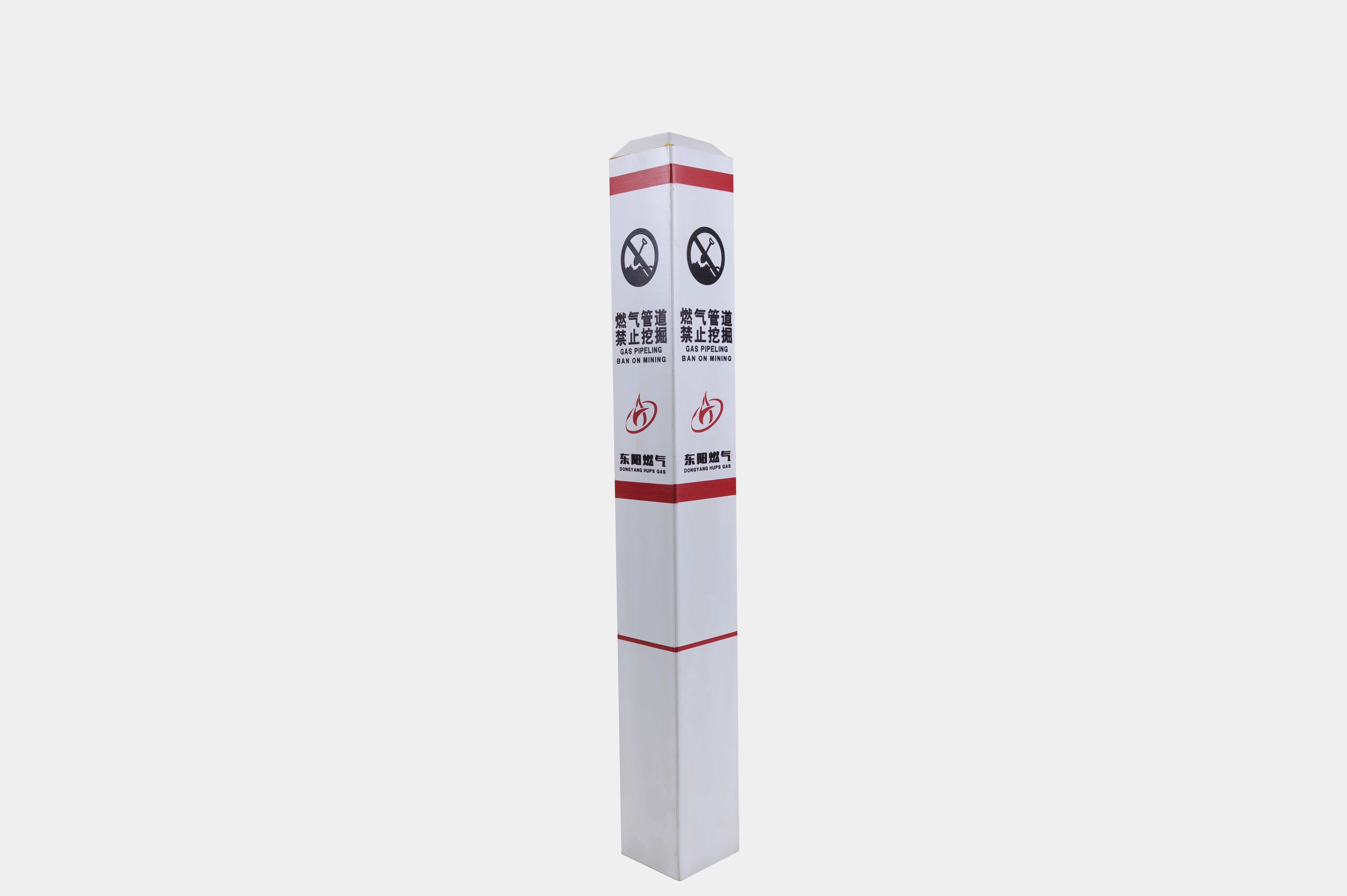 Customized design frp pile fiberglass utility electric marker post