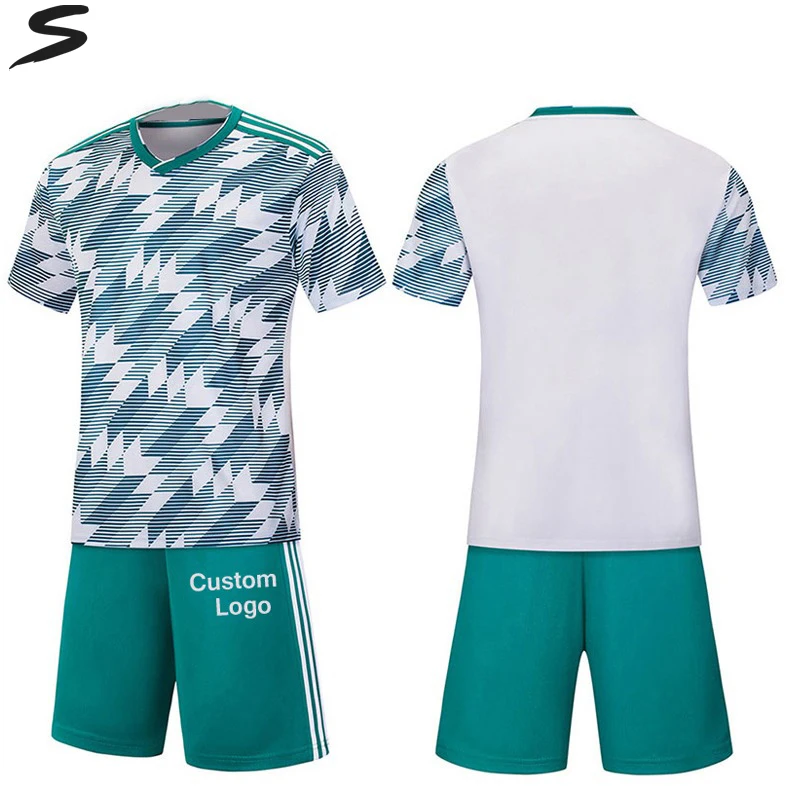 Soccer Uniform Kit Set Custom Sublimation Sports Accept Customized Logo Sportswear for Unisex Half Sleeves