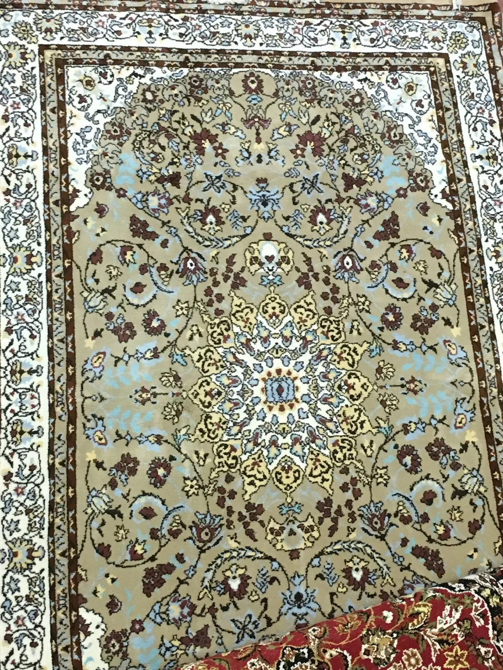 Прямоугольный шерстяной ковер ручной работы не подвергающийся химической стирке 1 7x2 4 м разные дизайны из Вьетнама