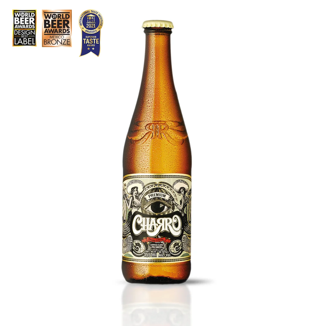 Beer Craft Cerveza Made in Mexico Bottle 355ml Alcoholic 4.5% Premium Lager Superior Taste World Beer Award Pilsner Style