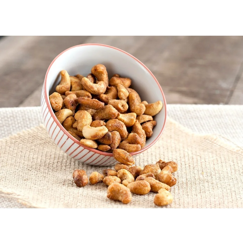 Available Honey Roasted Cashew Nuts  Each Kernel Surrounded By Super Sweet Honey Layer