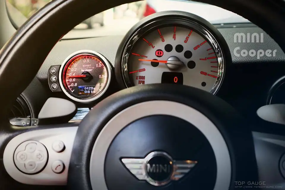 
Free Customized 3D Design Gauge Pod - OBD2 4 in 1 Gauge 60mm Compatible with Mini Cooper R55-58 