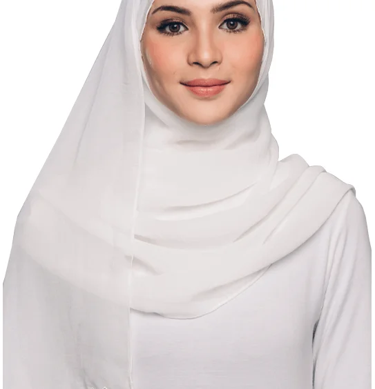 Newest custom made Malaysia women solid toned  baby seam stitching chiffon scarf stay drape  chiffon linen hijab shawls tudung