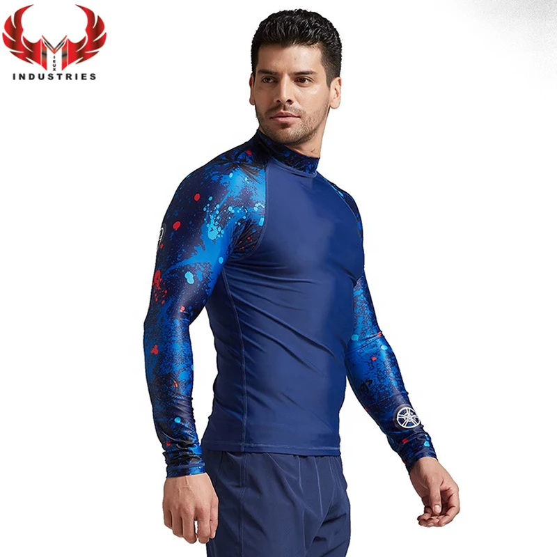 Куртка унисекс с длинным рукавом рубашки коротким Рашгард для премиум качества оптом мужчин Новый взрослых Сыпь гвардии