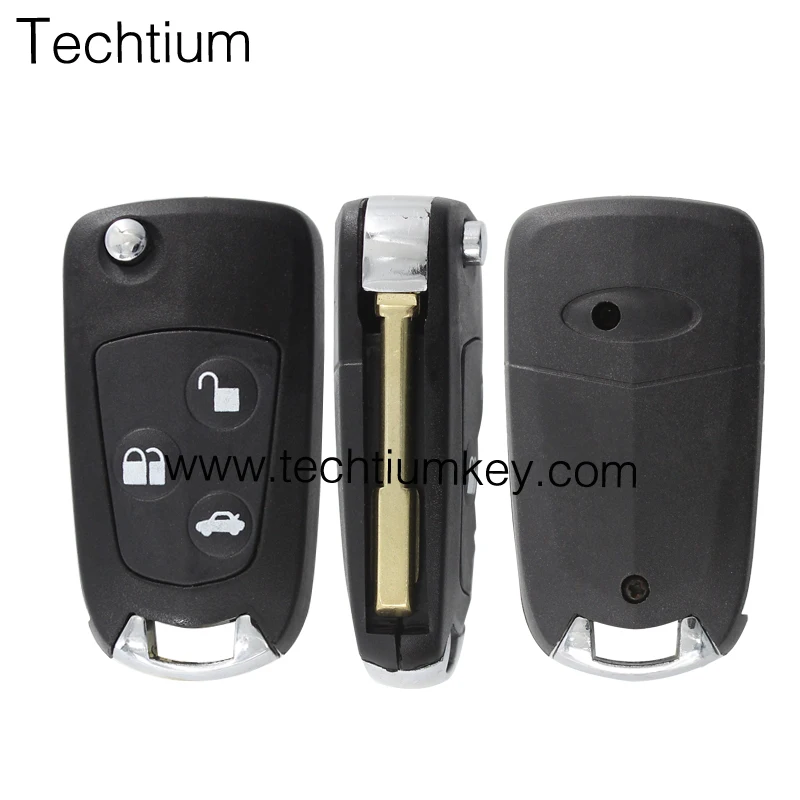 3 button Ford Mondeo modified folding flip remote key shell for ford