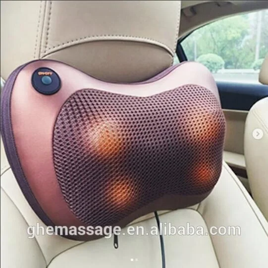 Новинка 2020 г., беспроводной Электрический шиацу с подогревом для дома и автомобиля, подушка для массажа с подогревом для спины, путешествий, воздуха, автомобиля и дома, массажный коврик и подушка