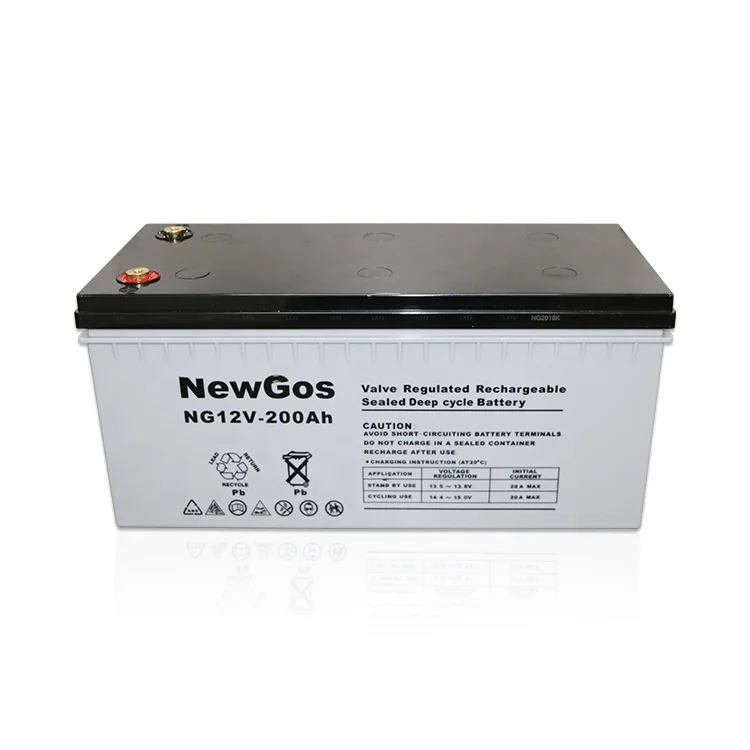 WHC long life sealed rechargeable gel battery 12v 200ah deep cycle solar panels and solar batteries from china