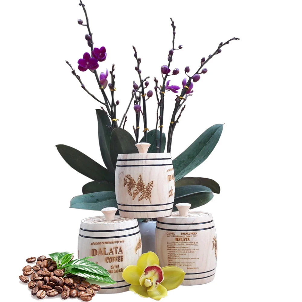 The Best Ground Coffee Box of Moka Coffee 250g Made In Vietnam Have High Roast Type With Caffeinated Feature