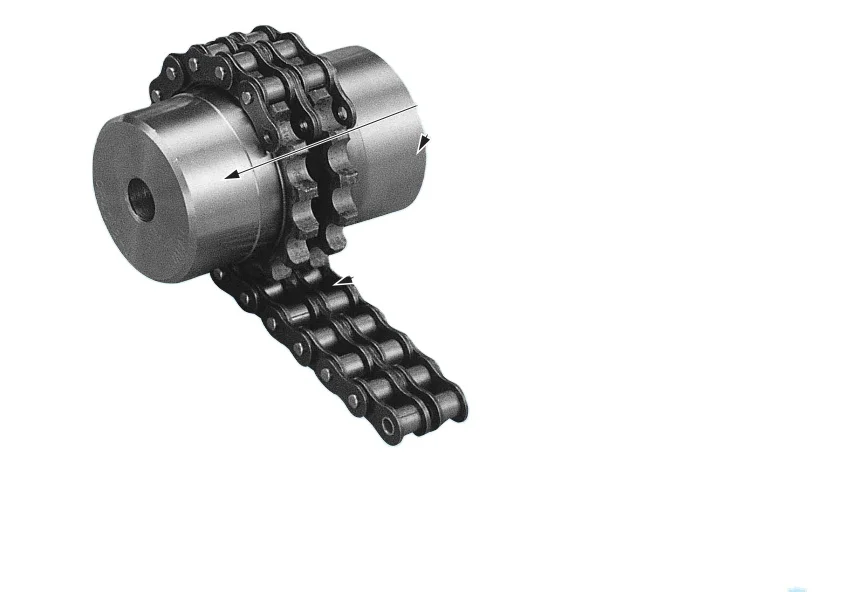 
HZCD roller chain sprocket coupling for CNC machine tools 