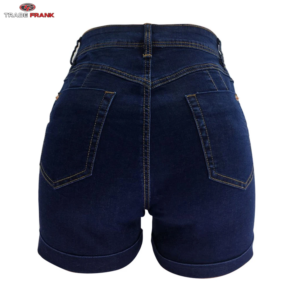 Fashion Women High Waist Scratched Shorts Jeans Girls Ladies Denim Shorts Hot Sexy Casual Push Up Skinny Jeans Short