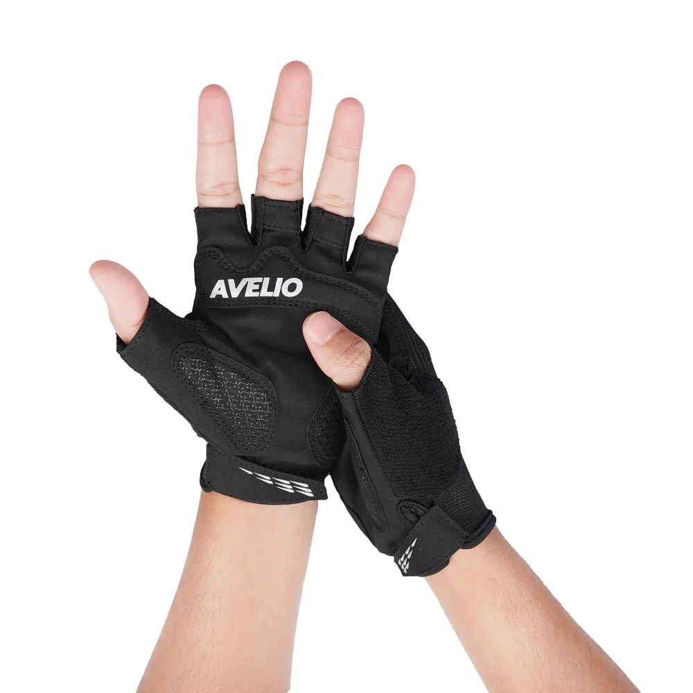 Stylish 100%  High Quality Export Oriented Safety Hand Protect Half Finger Non-Slip Dash Fighter Hand Gloves from Indonesia