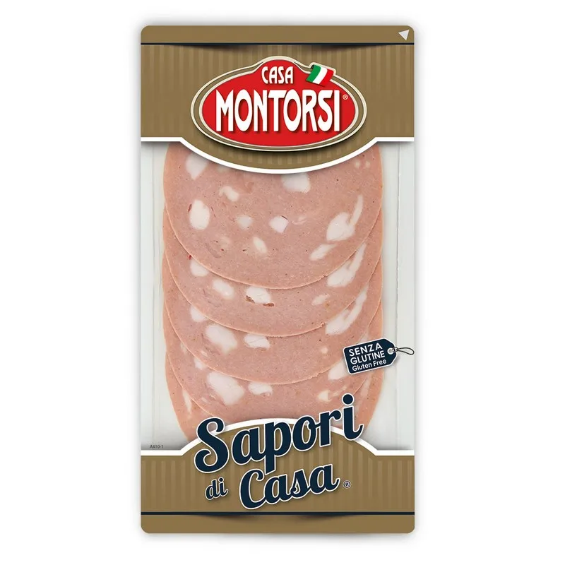 Лучшее качество, Сделано в Италии, мортаделла, нарезанный 60 г, без глютена для экспорта