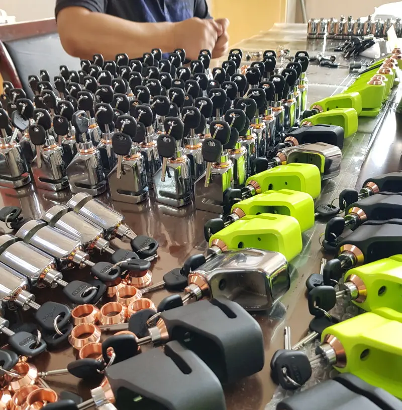 
High sound volume alarm brake disc lock for motorbike disc lock OEM 