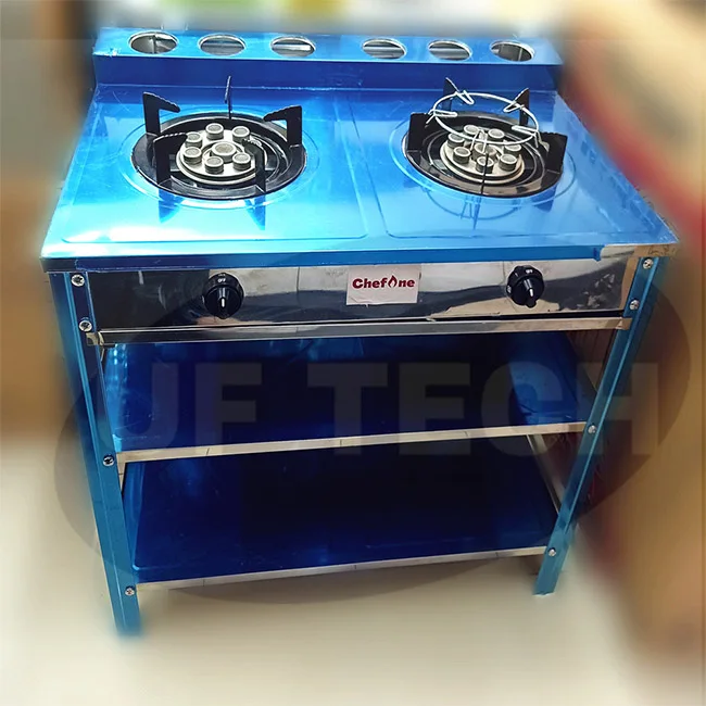 Горячая Распродажа двойная горелка из нержавеющей стали стоячая газовая плита 8 струйная газовый источник питания с 1 годом