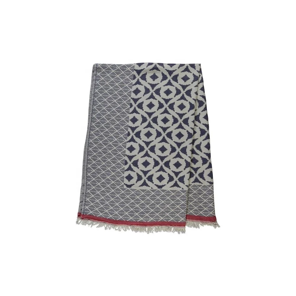 Premium Quality Jacquard Single Blanket Sofa Cover and 130x200cm Turkish Cotton Towel