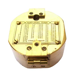 NAUTICAL BRUNTON SOLID BRASS COMPASS STANLEY LONDON COMPASS WITH WOODEN BOX GIFT
