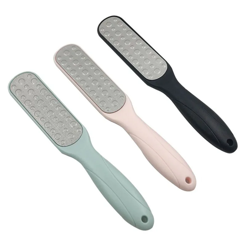 Double-Sided Wooden Plastic Metal Steel Handle Nail File Dead Skin Tools