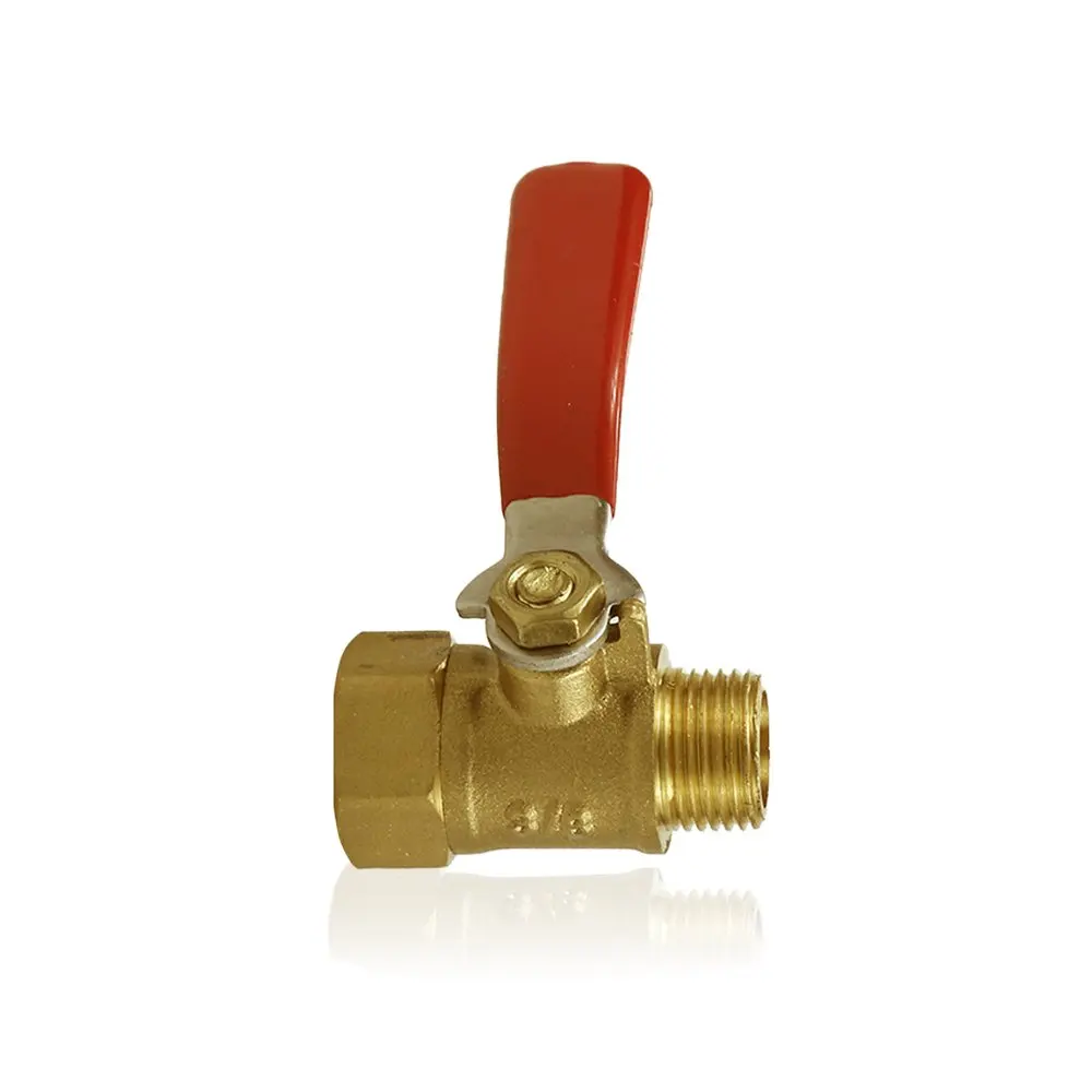 OEM CW 617 brass ball valve DN15 - DN50 PTFE gasket wholesale manufactured