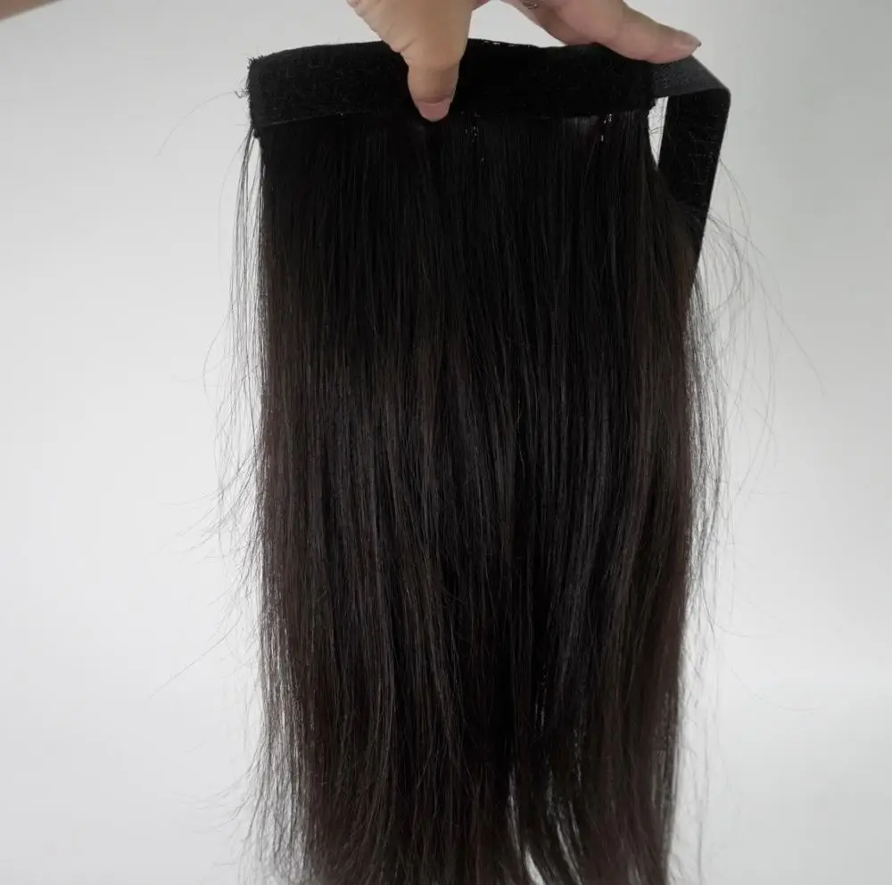 Pony tail high quality straight  hair of Viet Nam hair