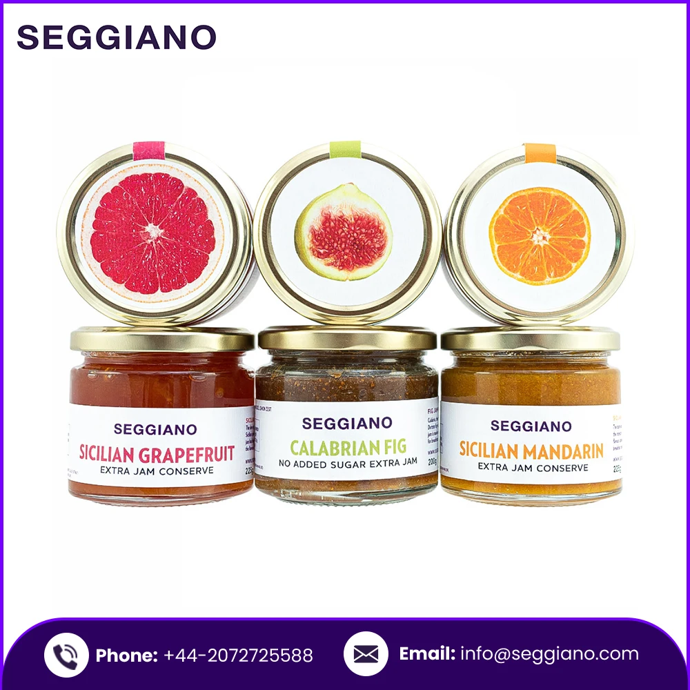 Condiments Fruit Jam Seggiano Fig Conserve Calabrian Pure Fruit Jam 200g