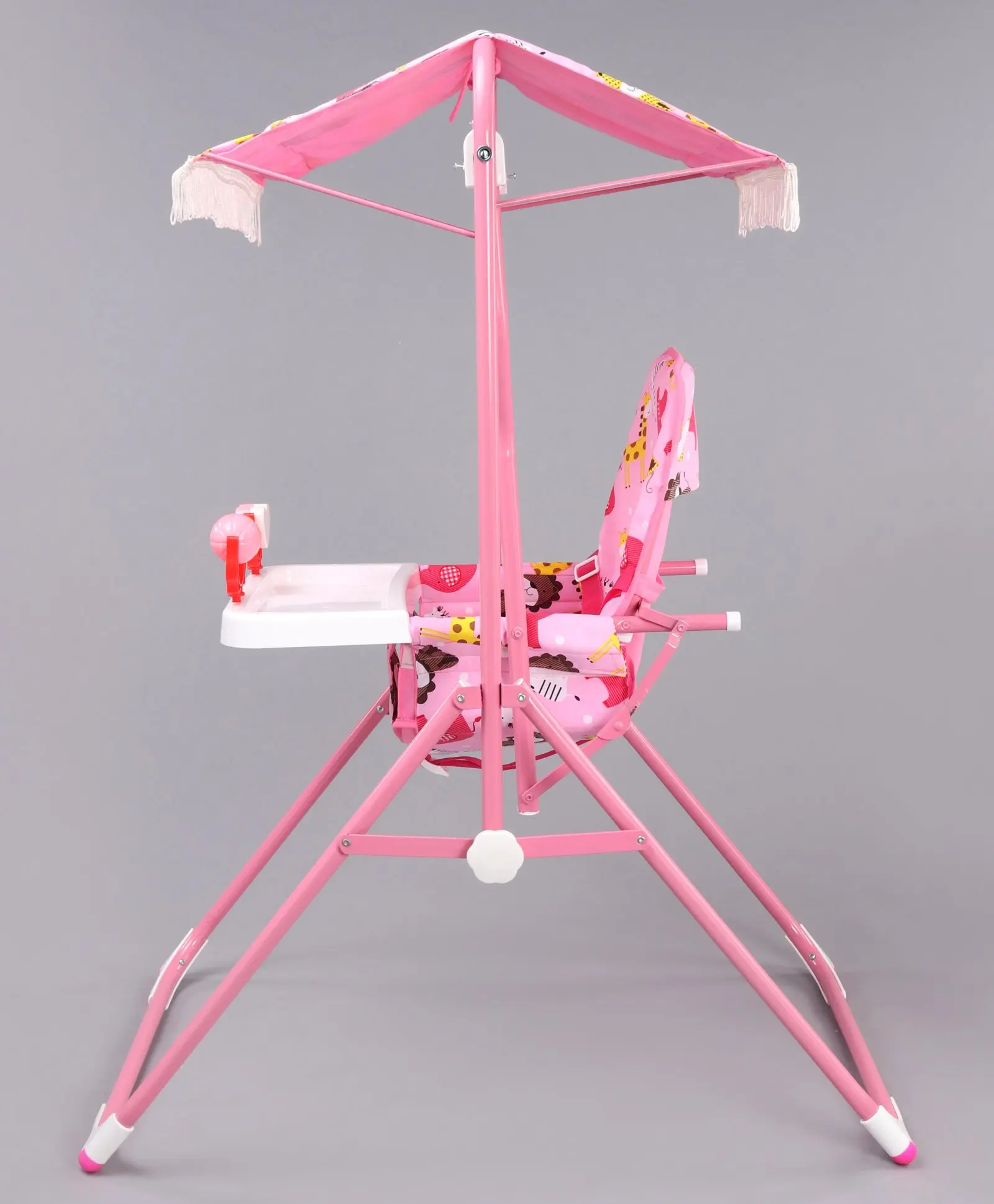 Популярные высококачественные детские качели для улицы садовые розового цвета по оптовой цене подходят детей от 6 до 36 месяцев