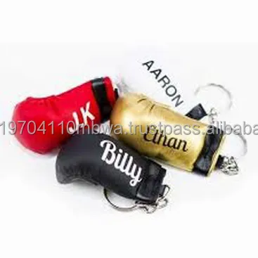 Promotional Mini Boxing Gloves for Car Hanging on Mirror Pu Rexine Leather Customized All countries Flags or any Logo printed