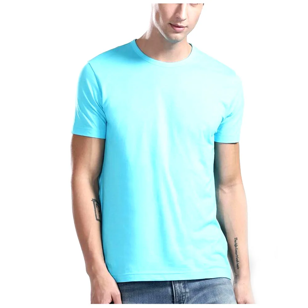 
Men Clothing Multi Color Cotton Polyester Crew Neck Vertical Striped T Shirt Men Hot sale products 