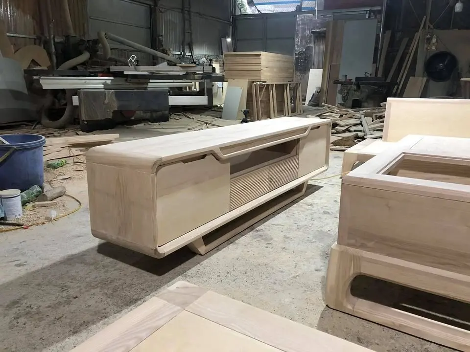 High Quality Wholesale Hotel Application Wooden Rattan Cabinet Export From Vietnam