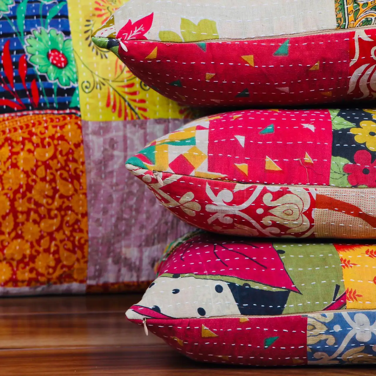 Home Decorative African Images Digital Printing Ethnic Cushion Covers For Sofa Chair