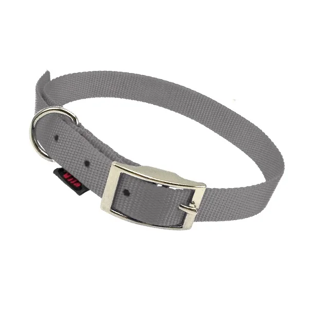 Basic Pet Product Single Color Dog Collar With Die Cast Buckle