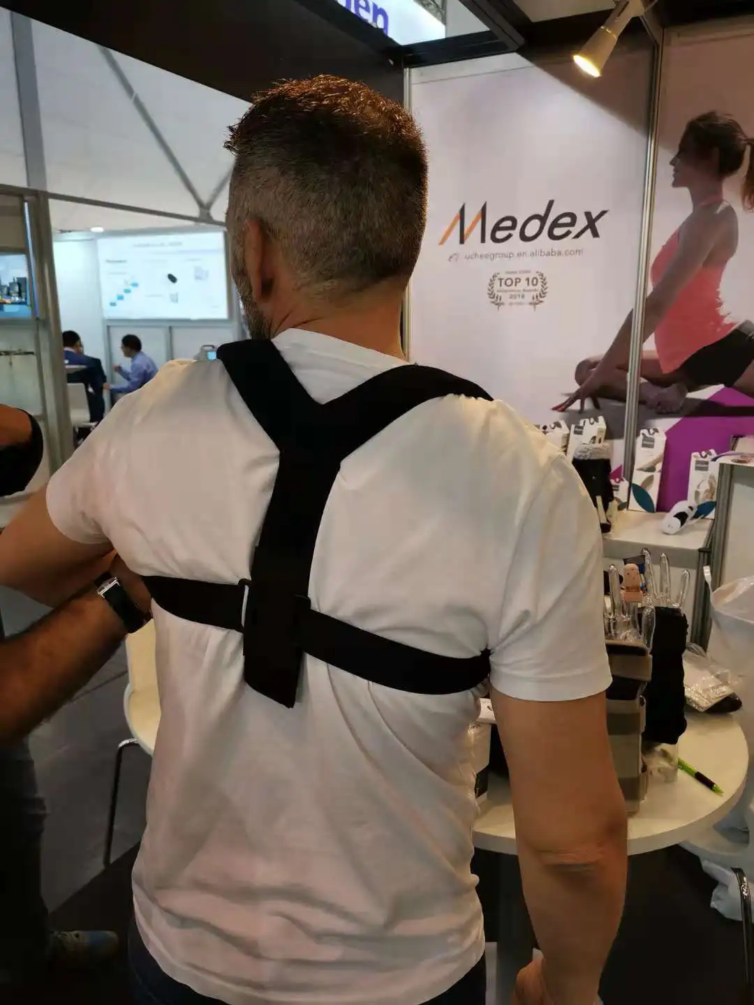 sport therapy scoliosis adjustable neck shoulder back straightener clavicle upright posture corrector brace