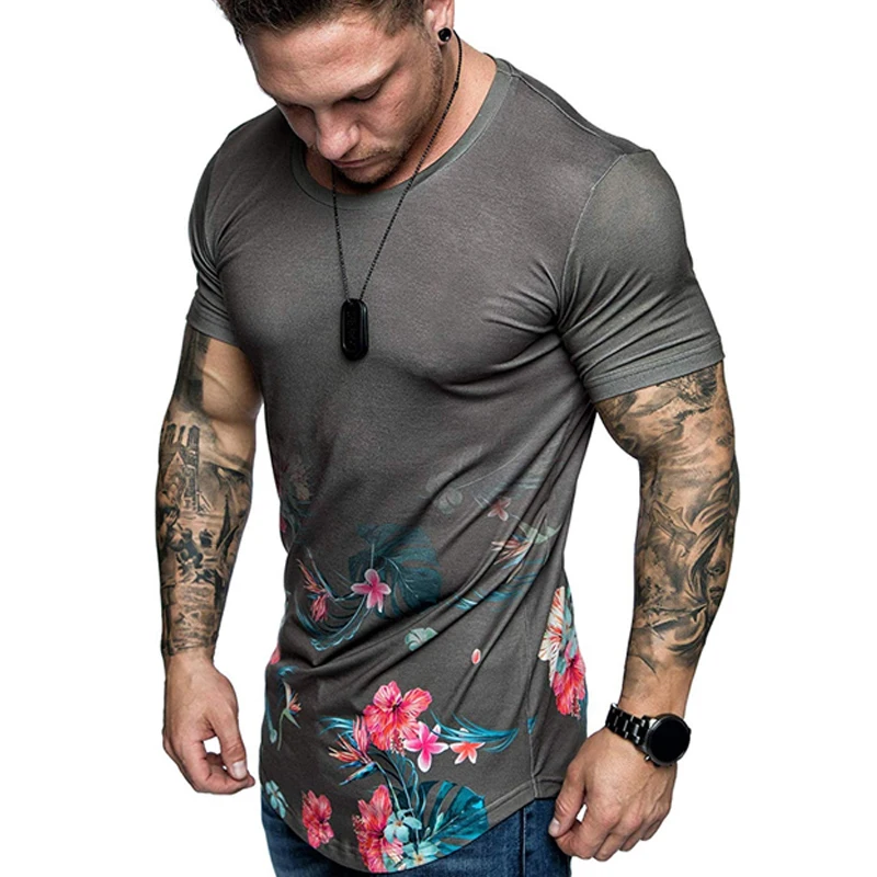 
OEM Wholesale Shirt Classical Gym Fitness Clothing Muscle Fit T-Shirt 