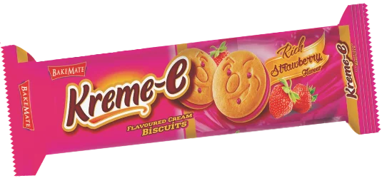 Печенье с клубничным кремом