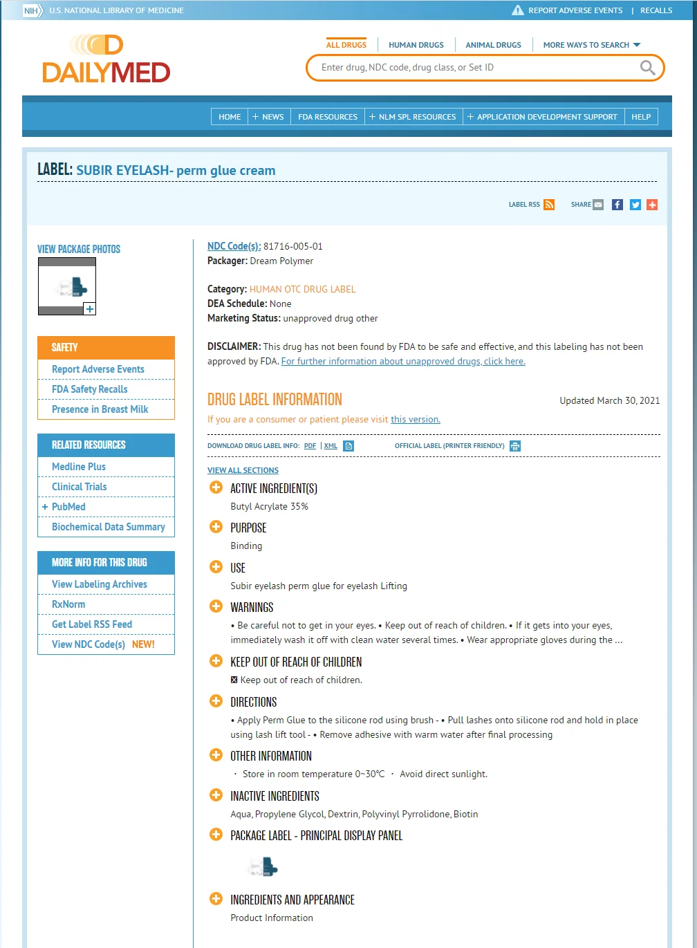 CPNP Korea 10ml High Viscosity Fast Drying Eyelash Lift Adhesive Private Label DIY Extension Glue Remover Low Fume Stimulus-Free