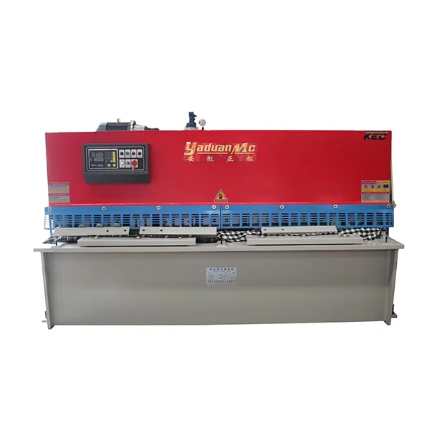 Swing beam aluminium iron metal steel plate sheet cnc hydraulic shearing machine
