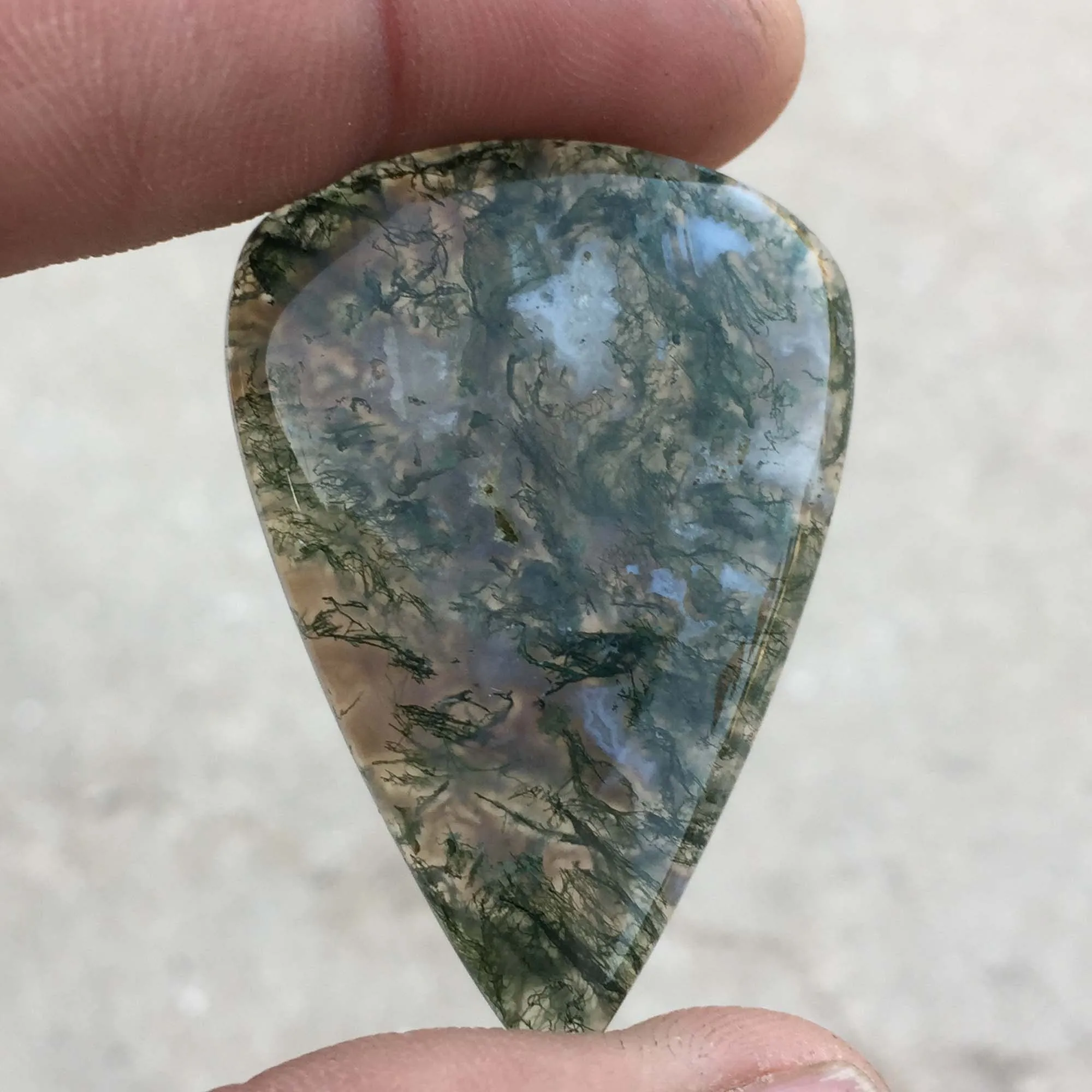 
Moss Agate Gemstone Handmade Making All Shape & Size Cabochon Wire Wrapping Jewelry Making Stone 