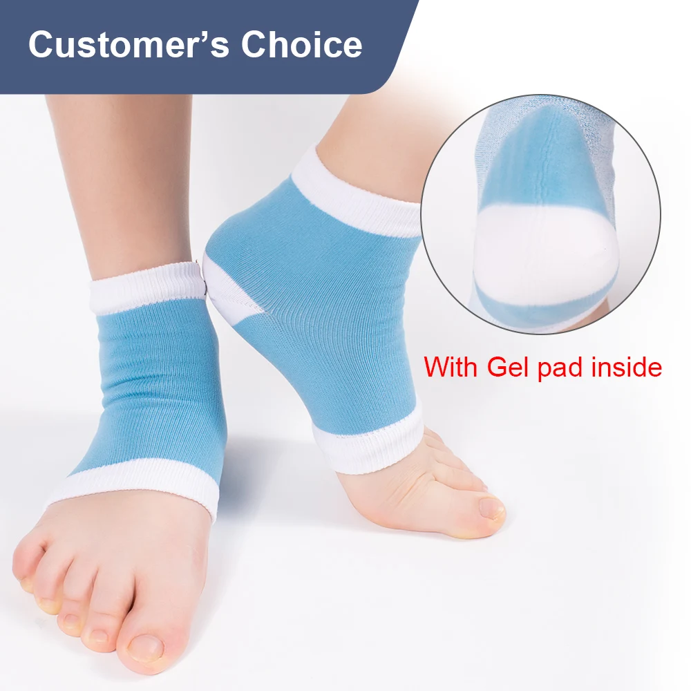 Moisturizing Socks Lotion Gel for Dry Cracked Heels ANKLE brace