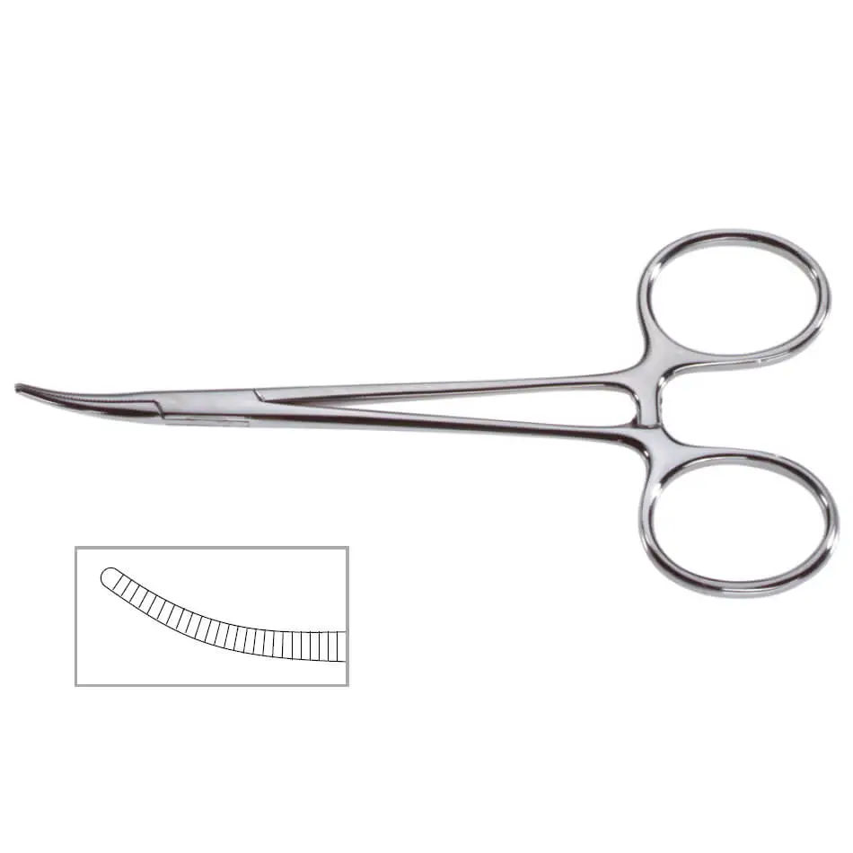 Halstead Mosquito Forceps, 5'(12.5cm), Curved