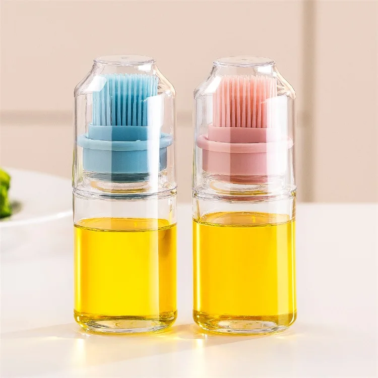 Maisons Kitchen Gadgets BBQ Tools Oil Bottle with Silicone Brush 150ML Oil Dispenser