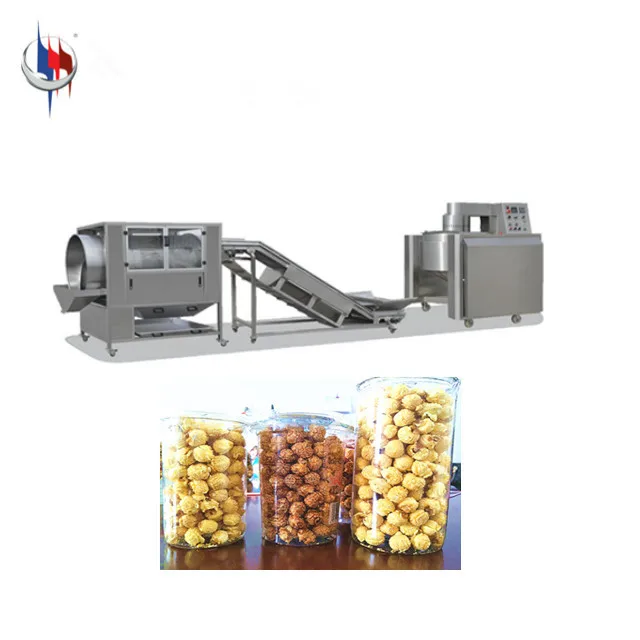 Industrial caramel kettle corn popcorn making machine